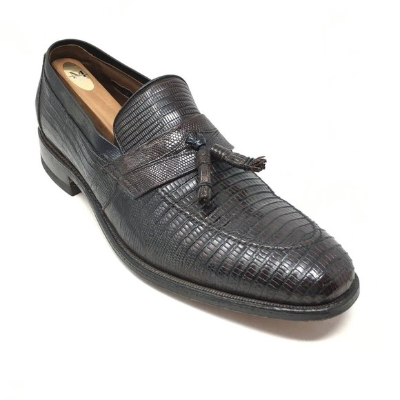 Allen Edmonds Loafers Shoe Size 11.5 B Full Lizard main image 6